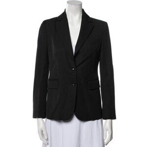 NEW $1950 Etro Womens Blazer! e 44 Approx. US 12  Classic Black  Wool  2 Button